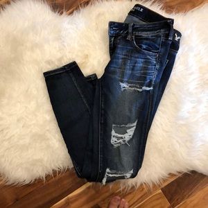 2/30 American Eagle Size 8 AE Jegging Dark wash